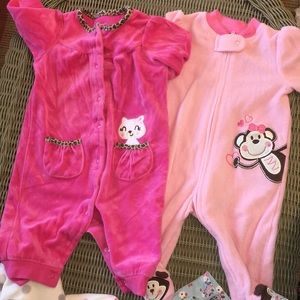 7 girl baby sleepers